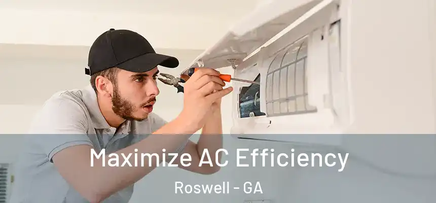 Maximize AC Efficiency Roswell - GA